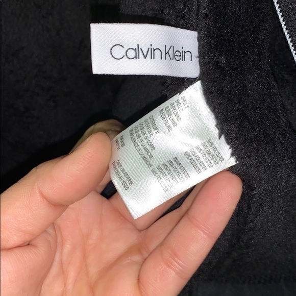 Calvin Klein Sweater Fleece Jacket Size L - Picture 9 of 11